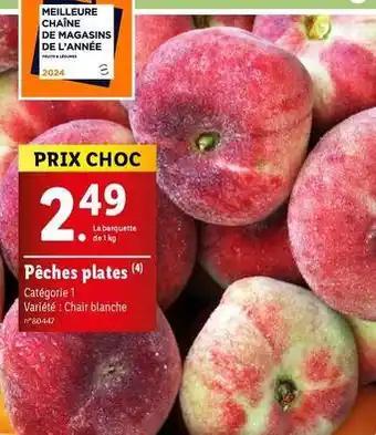 Pêches plates