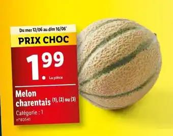 Melon charentais (1), (2) ou (3)