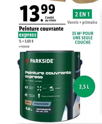 Peinture couvrante