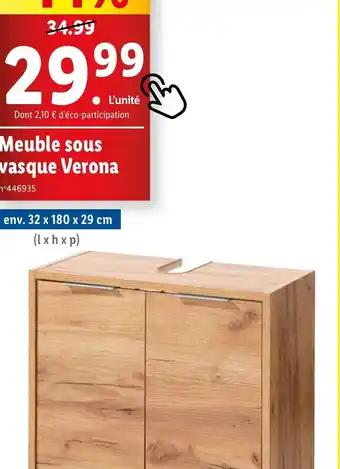 Meuble sous vasque Verona