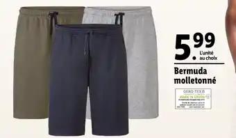 Bermuda molletonné