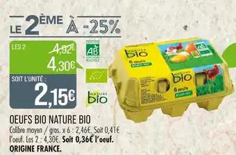 NATURE BIO OEUFS BIO