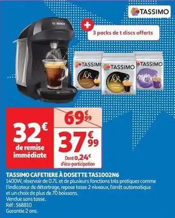 Bosch - tassimo cafetiere à dosette tas1002n6