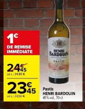 Pastis HENRI BARDOUIN
