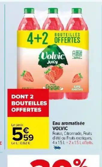 Eau aromatisée VOLVIC