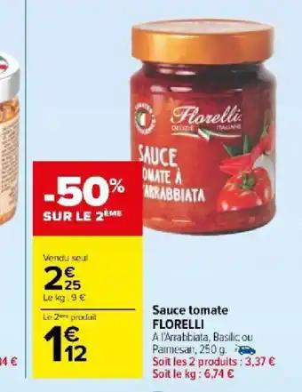 Sauce tomate FLORELLI
