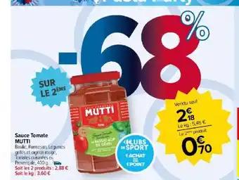 Sauce Tomate MUTTI