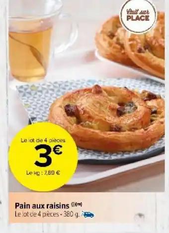 Pain aux raisins