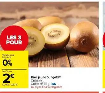 Kiwi jaune Sungold)