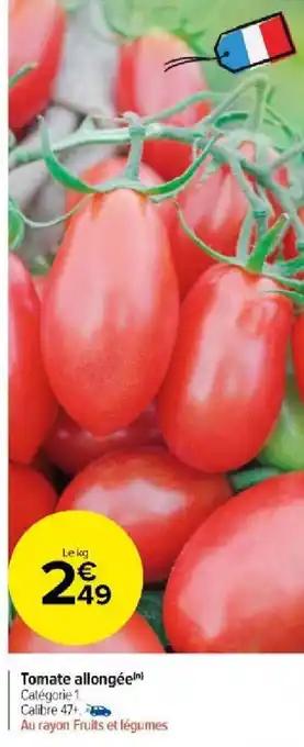 Tomate allongée()