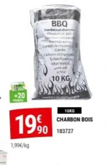 10KG CHARBON BOIS
