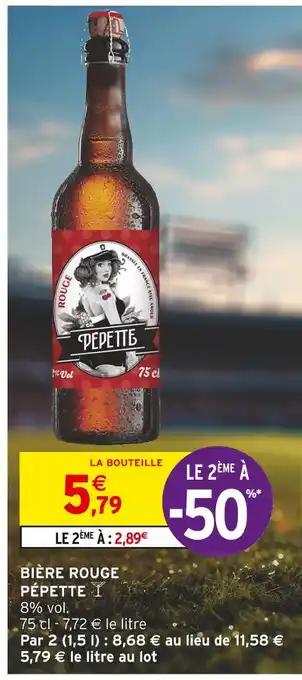 PEPETTE BIÈRE ROUGE
