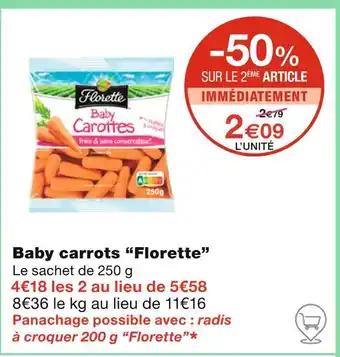 Florette Baby carrots