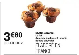 Muffin caramel