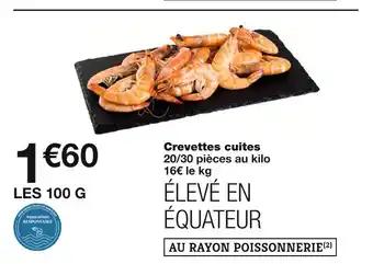 Crevettes cuites