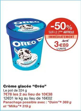 Oréo Crème glacée
