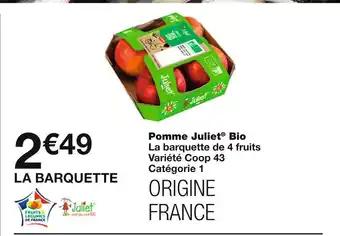 Juliet Pomme Bio