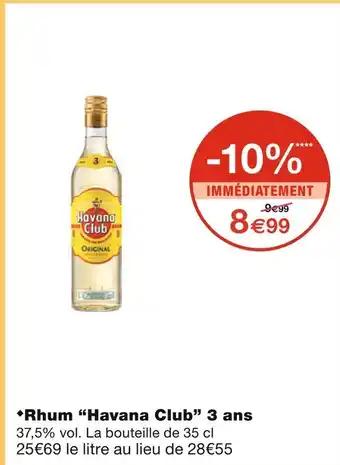 Havana Club Rhum 3 ans