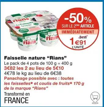Rians Faisselle nature