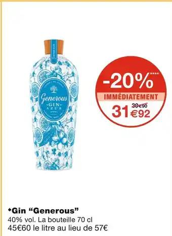 Generous Gin
