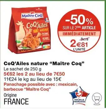 Maître Coq CoQ’Ailes nature