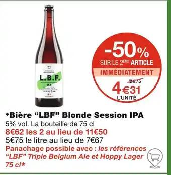 LBF Bière Blonde Session IPA