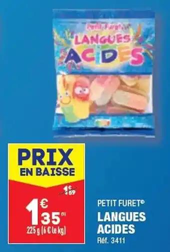 LANGUES ACIDES