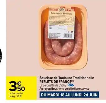 Saucisse de Toulouse Traditionnelle REFLETS DE FRANCE(n)