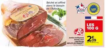 Jambon de Bayonne fermier I.G.P. Label Rouge