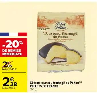 Gâteau tourteau fromagé du Poitou(m) REFLETS DE FRANCE