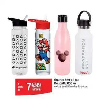 Gourde 550 ml ou bouteille 850 ml