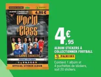 ALBUM STICKERS À COLLECTIONNER FOOTBALL