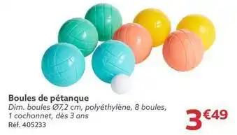 Boules de pétanque