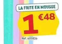 La frite en mousse