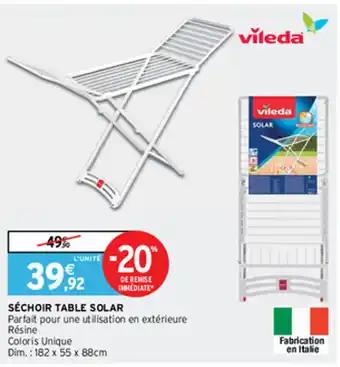 SÉCHOIR TABLE SOLAR