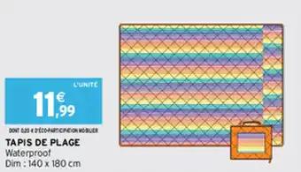 TAPIS DE PLAGE