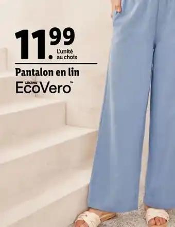 Pantalon en lin EcoVero™
