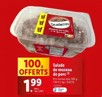 Salade de museau de porc