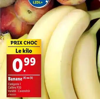 Banane (4) ou (5)