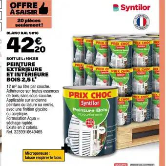 Peinture exterieure
