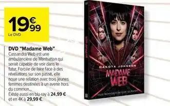 Dvd madame web