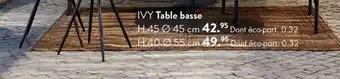 Ivy - table basse