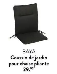 Baya coussin de jardin pour chaise pliante