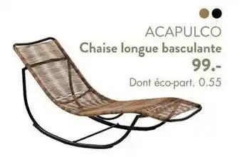 Acapulco chaise longue basculante