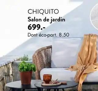 Chiquito - salon de jardin