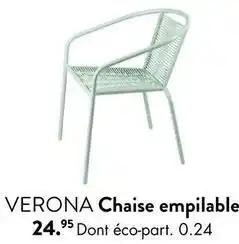 Verona - chaise empilable