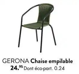 Gerona - chaise empilable