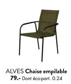 Alves - chaise empilable