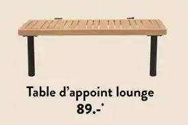 Table d'appoint lounge