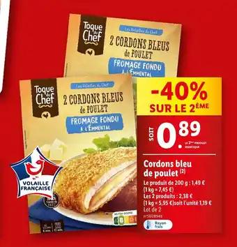 Cordons bleu de poulet (2)